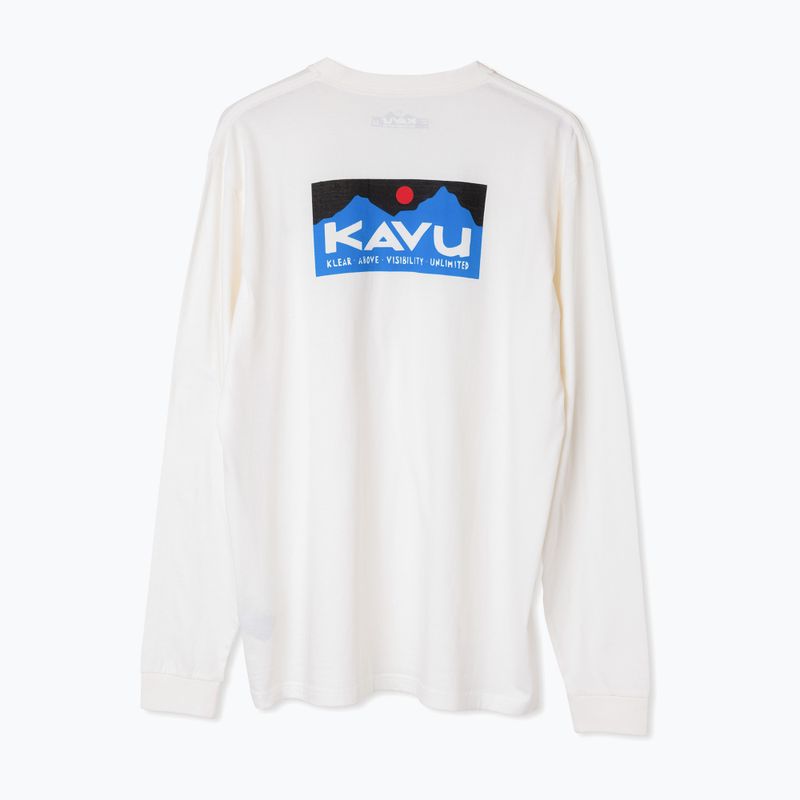 Vyriški marškinėliai ilgomis rankovėmis KAVU Etch Art. off white 2