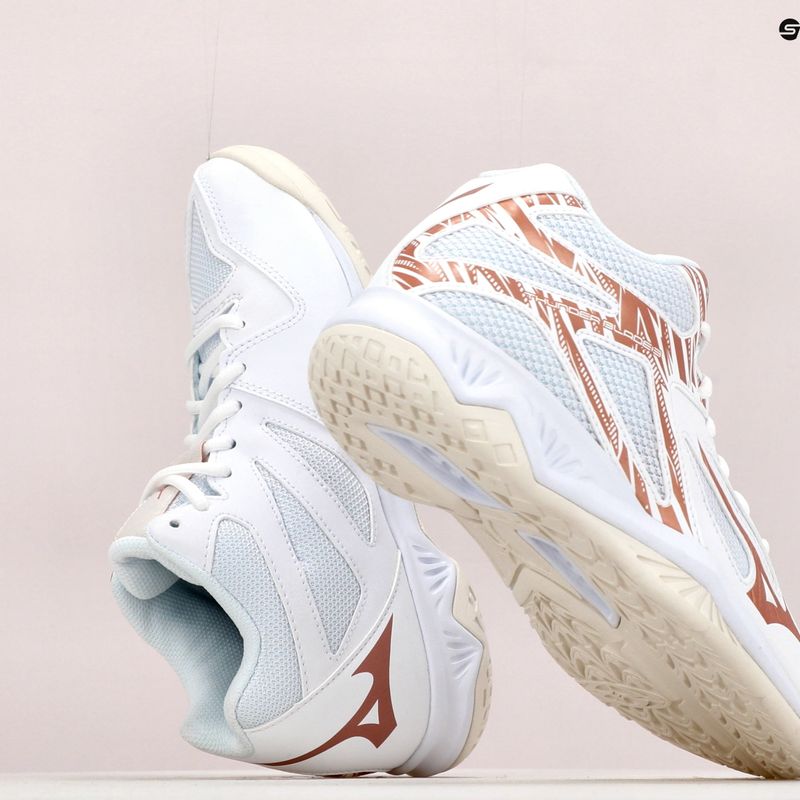 Moterų tinklinio bateliai Mizuno Thunder Blade 3 Mid white V1GC217536 13