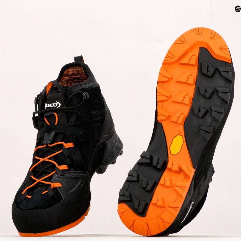 AKU Rock DFS Mid GTX black/orange vyriški sportiniai bateliai 14