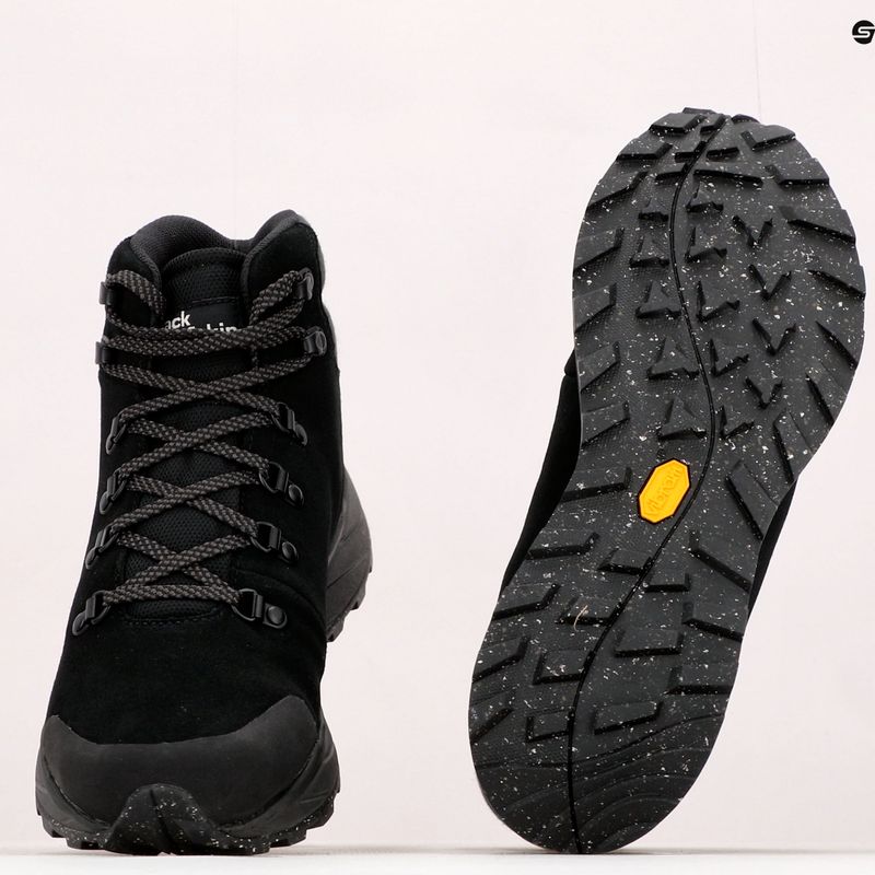 Jack Wolfskin moteriški trekingo batai Terraventure Urban Mid black 4053561 11