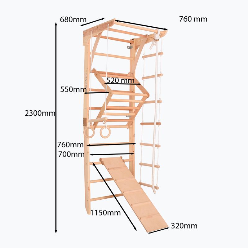 Gimnastikos kopėčios RINAGYM Kinder 3 10