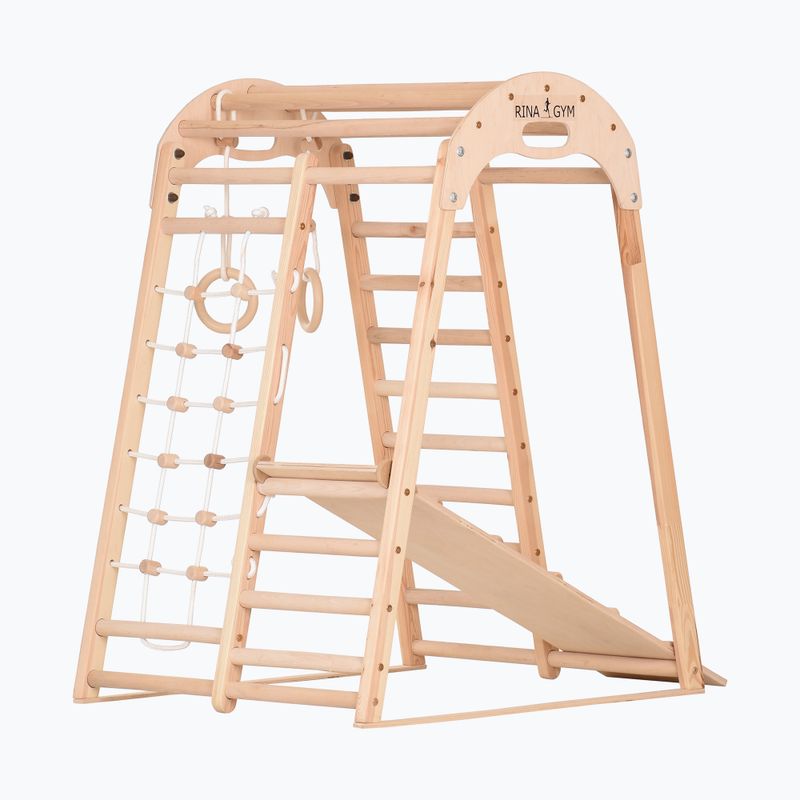 Laipiojimo gimnastikos trikampis RINAGYM Kids 2 natural 3