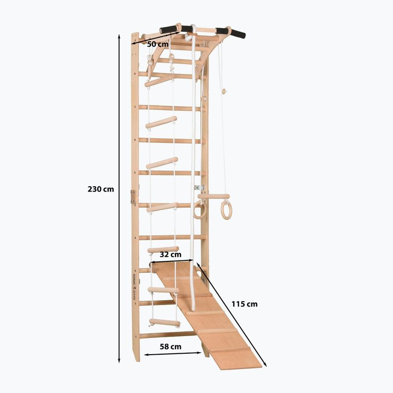 Gimnastikos kopėčios RINAGYM SPR A+SLIDE 3
