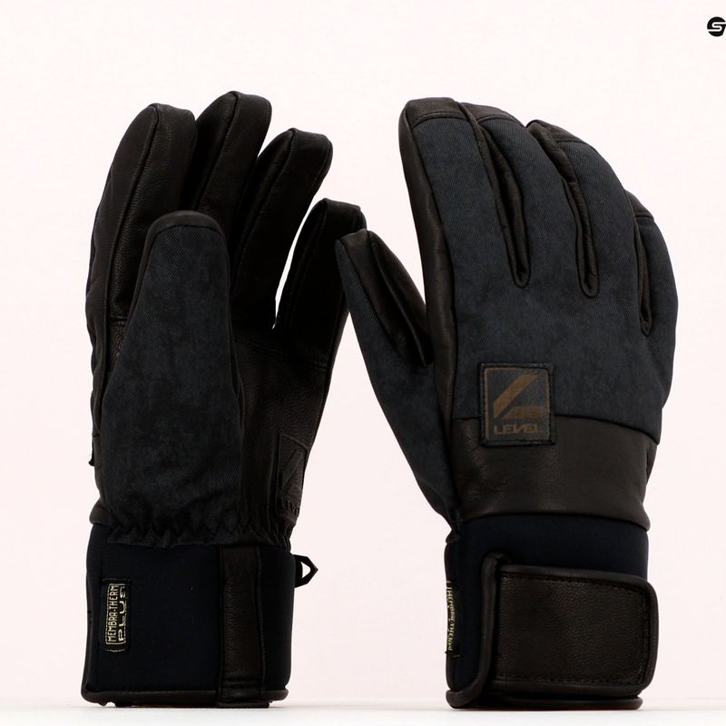 Vyriškos snieglenčių pirštinės Level Rover black 2220 7