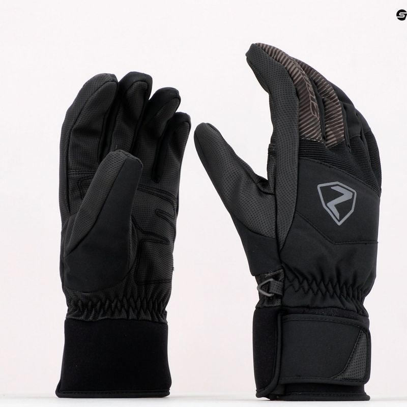 Vyriškos slidinėjimo pirštinės ZIENER Ginx As Aw black 801066.12 5