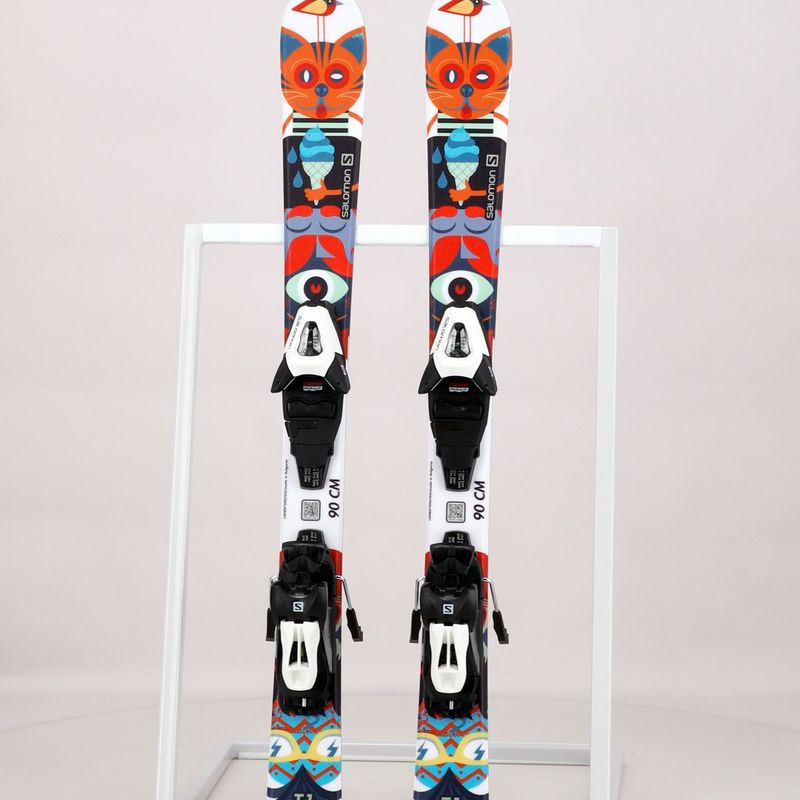 Vaikiškos kalnų slidės Salomon T1 XS + C5 spalva L40891100 15