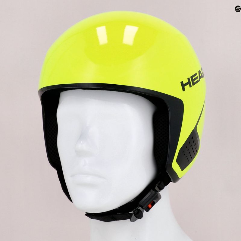 HEAD Downforce Jr vaikiškas slidinėjimo šalmas geltonas 320310 12