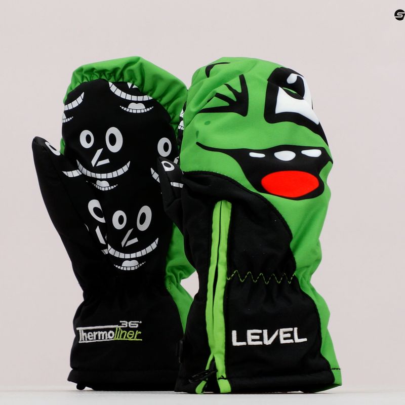 Level Lucky Mitt vaikiška slidinėjimo pirštinė žalia 4146 5