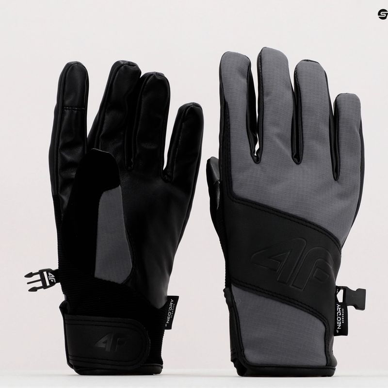 Vyriškos slidinėjimo pirštinės 4F REM004 anthracite 10