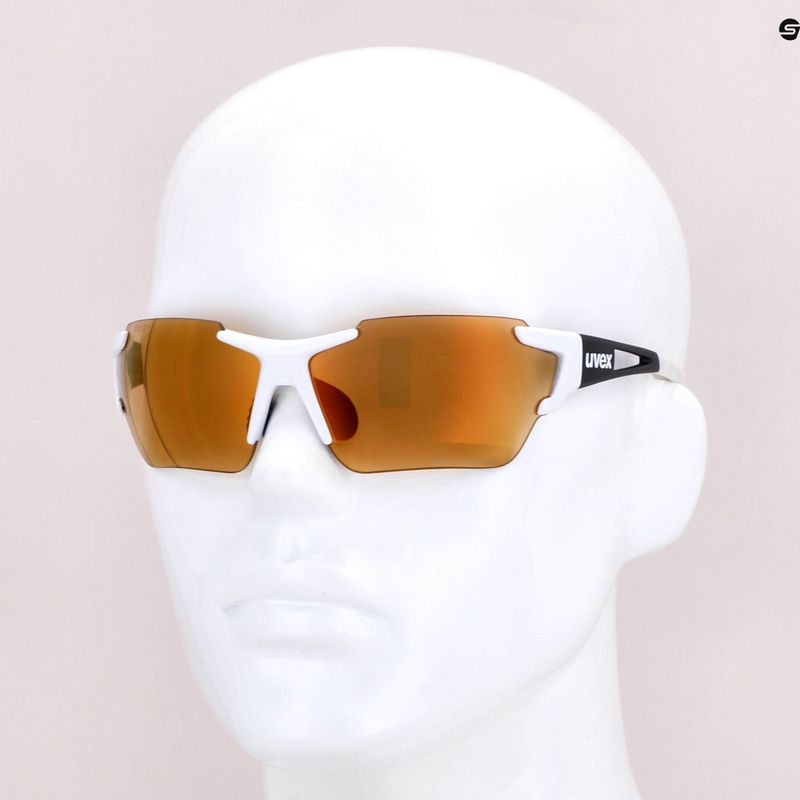 UVEX Sportstyle 803 R CV V white mat/colorvision litemirror red variomatic dviračių akiniai S5320418206 7