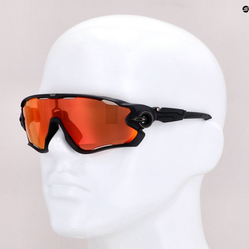 Oakley Jawbreaker matiniai juodi/prizm trail torch dviratininkų akiniai 0OO9290 7