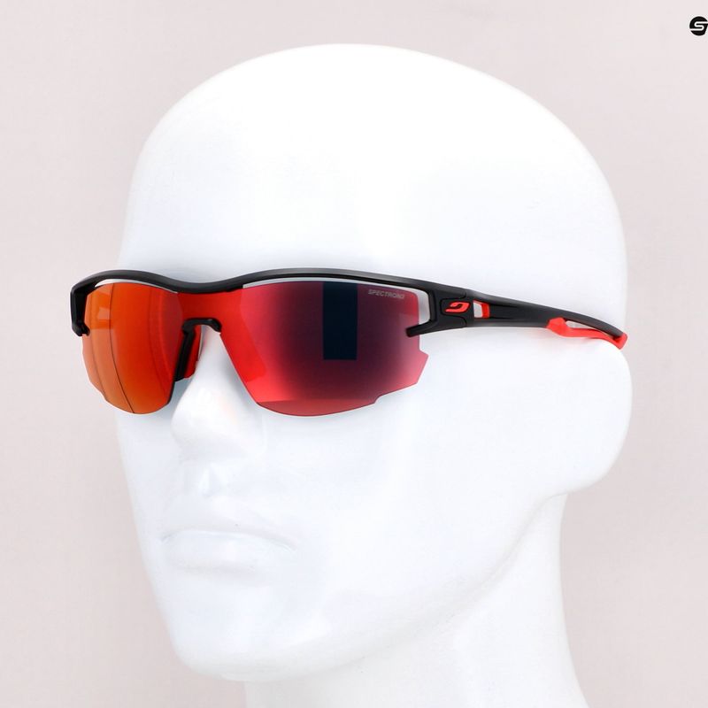 Julbo Aero Spectron 3Cf matiniai juodi/raudoni dviratininkų akiniai J4831114 6