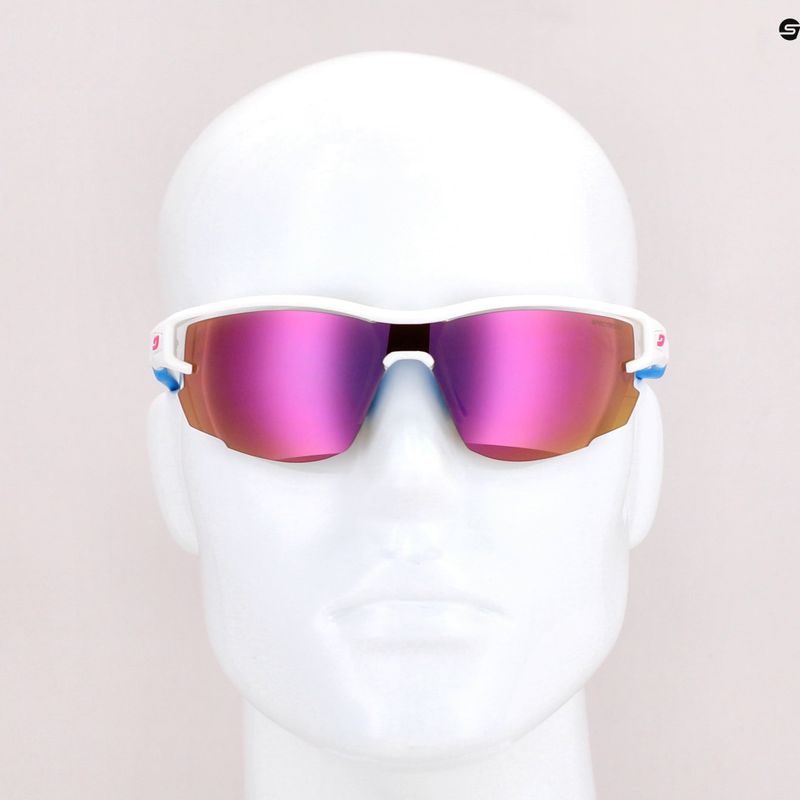 Julbo Aero Spectron 3Cf matiniai baltos/mėlynos/rožinės spalvos dviratininko akiniai J4831110 6