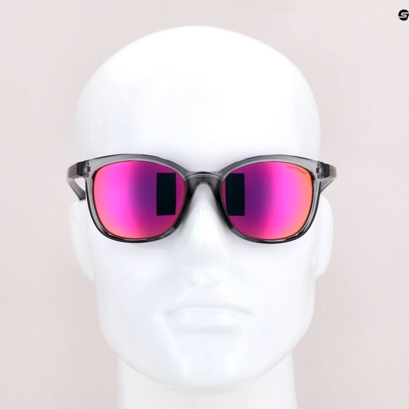 Julbo Spark Spectron 3Cf blizgūs permatomi pilki/rožiniai akiniai nuo saulės J5291120 6