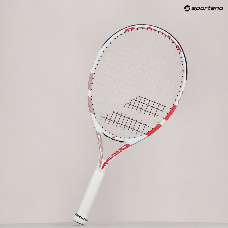 Babolat Drive Jr 23' Girl vaikiška teniso raketė balta 140427 8