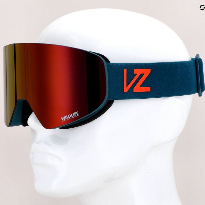 VonZipper Encore pacific satin/wildlife black fire chrome snieglenčių akiniai AZYTG00114-NVR 9