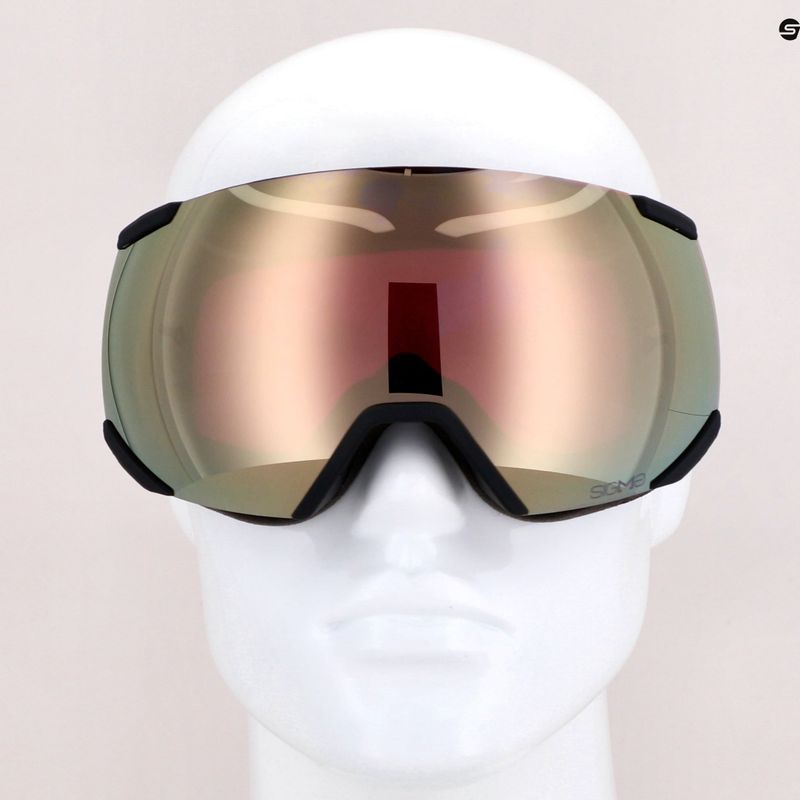 Salomon Radium black/sigma black gold slidinėjimo akiniai L47005000 12