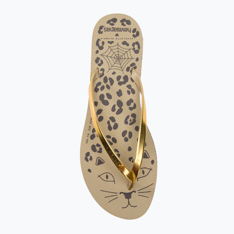 Havaianas You Charlotte smėlio/pilkos spalvos šlepetės 6