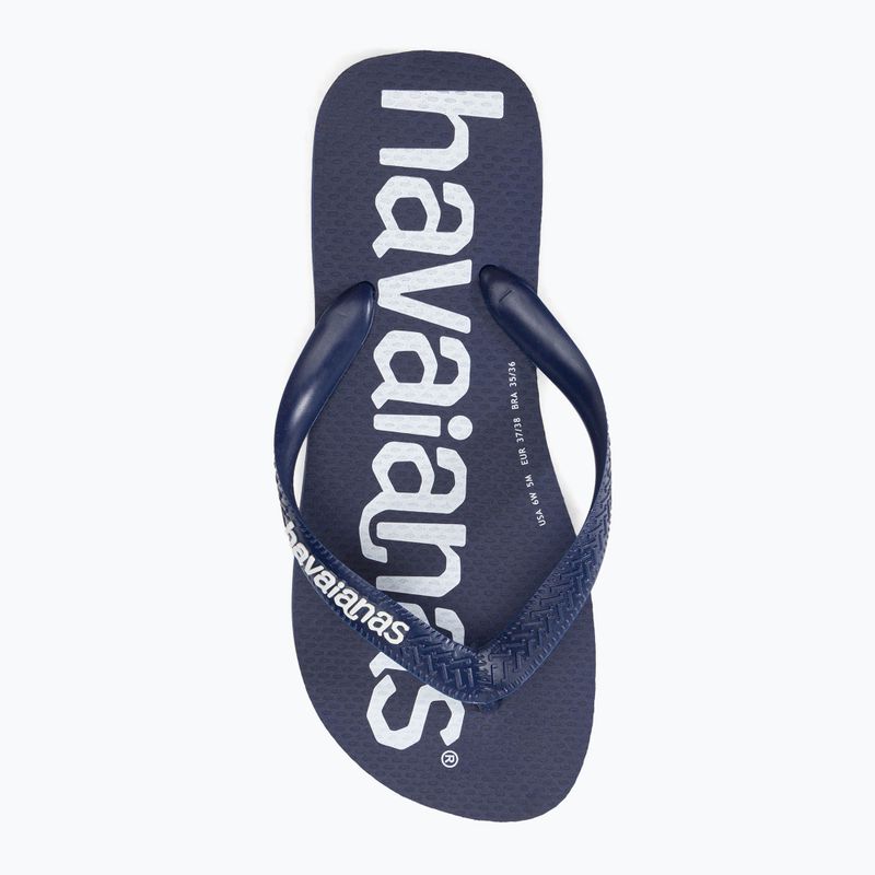 Havaianas Top Logomania šlepetės tamsiai mėlynos H4144264 6