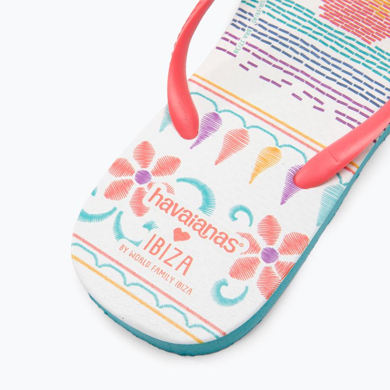 Moteriškos "Havaianas Slim Local Soul Ibiza" šlepetės raudona/mėlyna/orange 8