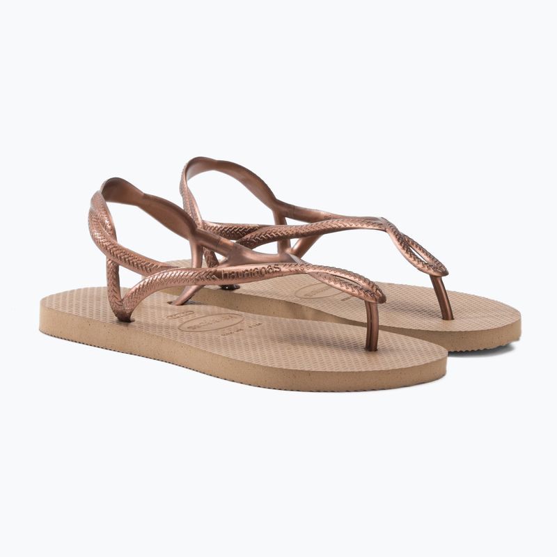 Havaianas Luna beige moteriškos basutės H4129697 5