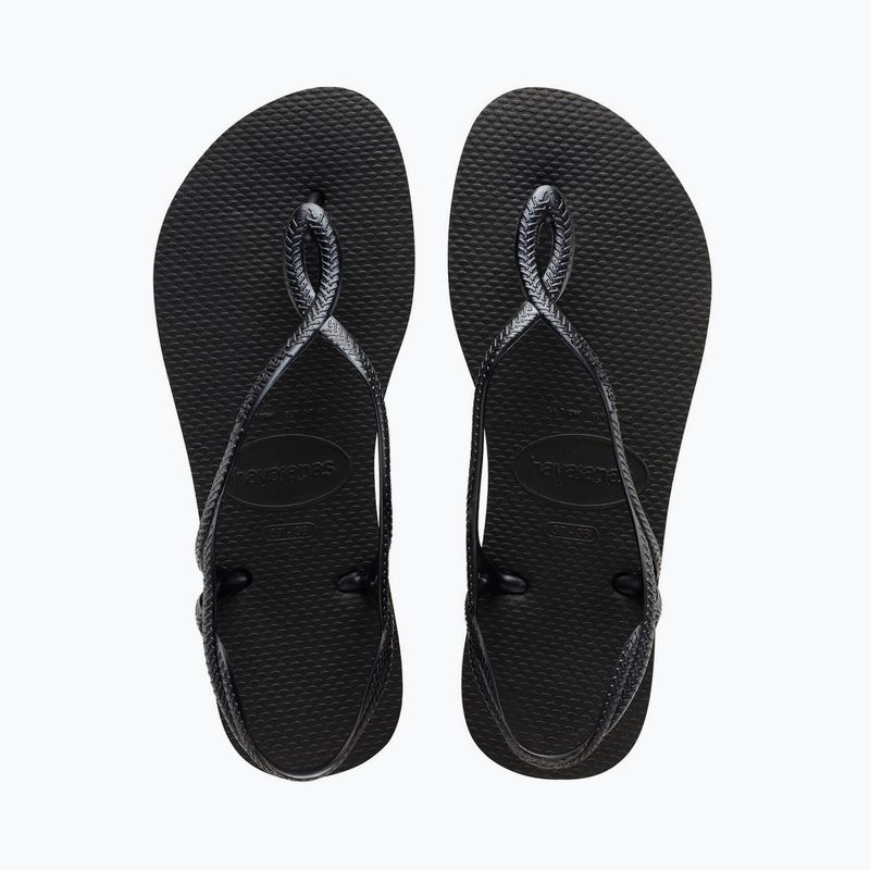 Havaianas Luna moteriškos basutės juoda H4129697 9