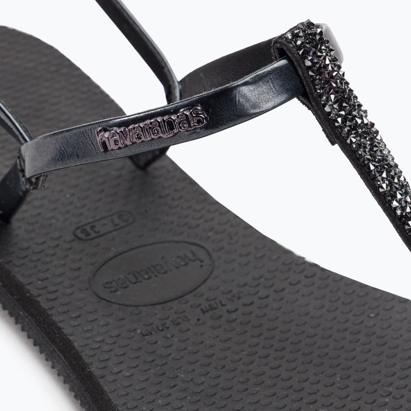 Havaianas You Riviera sandalai crystal black 7
