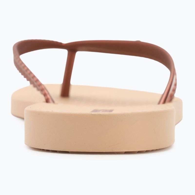 Moteriškos šlepetės per pirštą Ipanema Bossa beige/copper 6