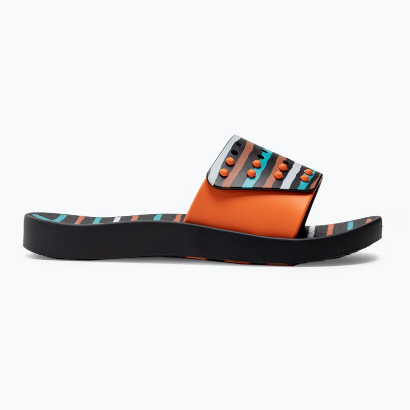 Ipanema Unisex Slide vaikiškos šlepetės juoda ir oranžinė 83231-23024 2