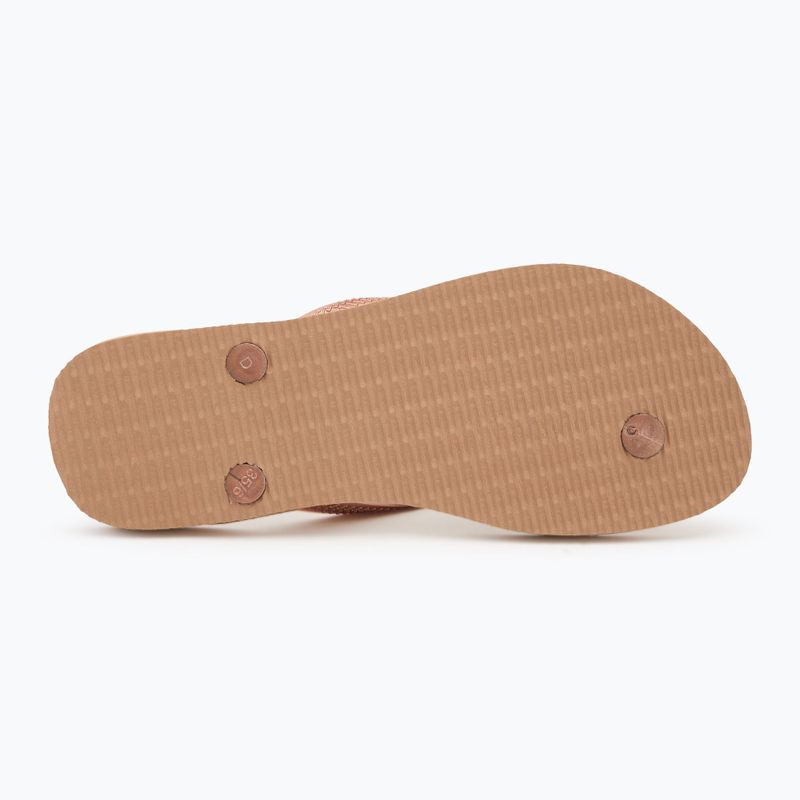 Moteriškos šlepetės per pirštą Havaianas Slim rose gold 4