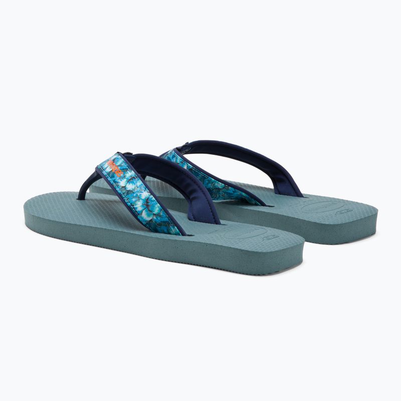 Vyriškos "Havaianas Surf Material" sidabrinės/mėlynos šlepetės 3