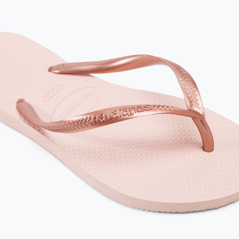 Moteriškos Havaianas Slim šlepetės rožinės spalvos H4000030 7