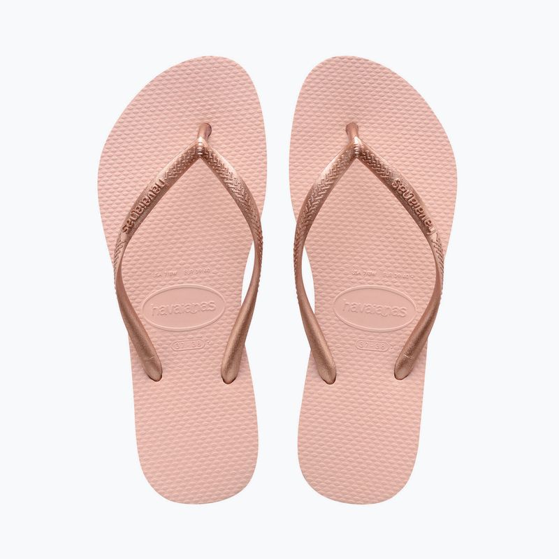 Moteriškos Havaianas Slim šlepetės rožinės spalvos H4000030 8