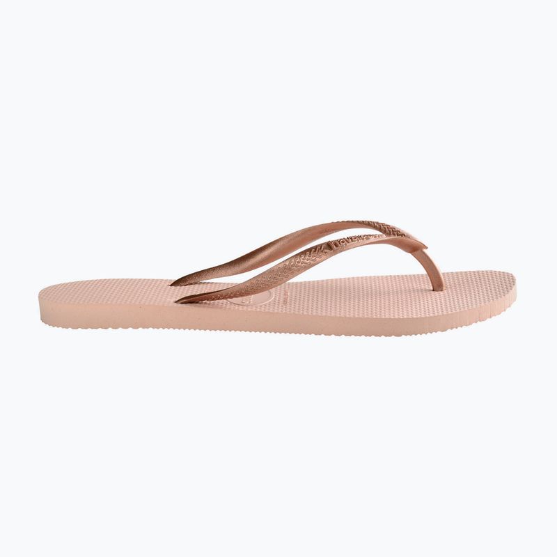 Moteriškos Havaianas Slim šlepetės rožinės spalvos H4000030 9