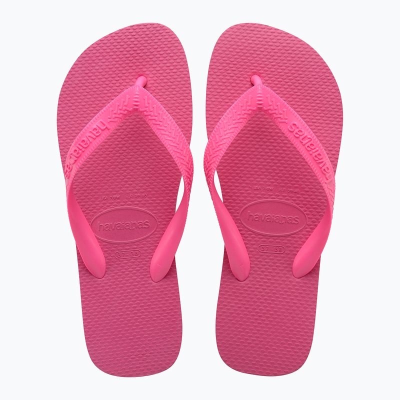 Šlepetės per pirštą Havaianas Top pink flux 3