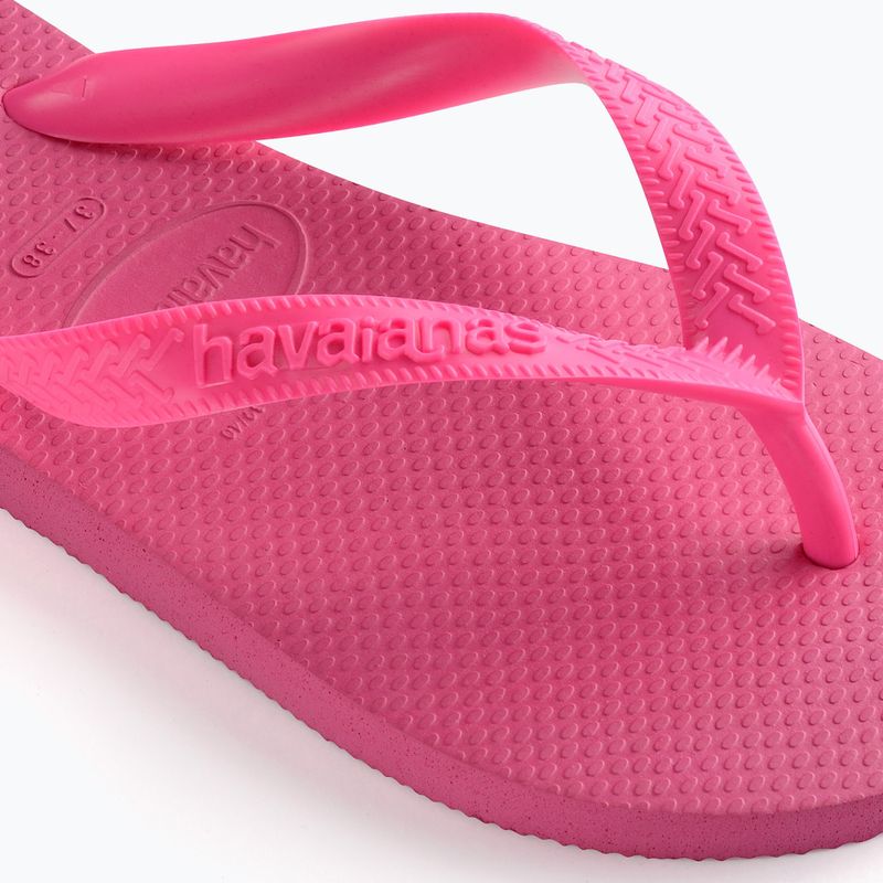 Šlepetės per pirštą Havaianas Top pink flux 5