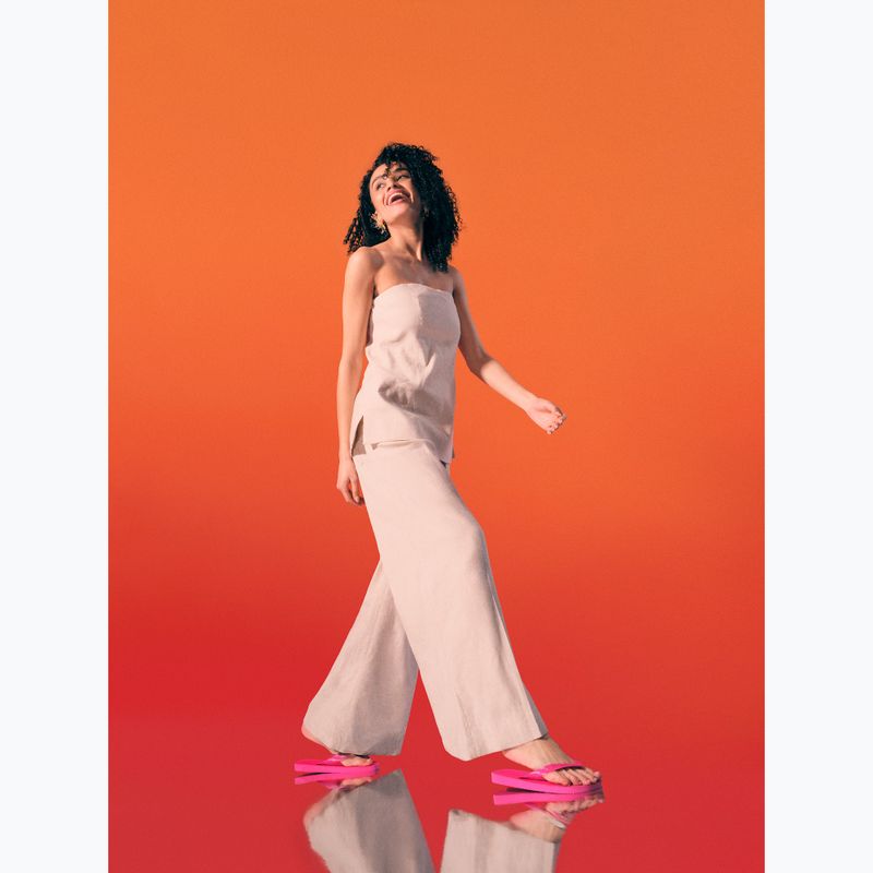 Šlepetės per pirštą Havaianas Top pink flux 7