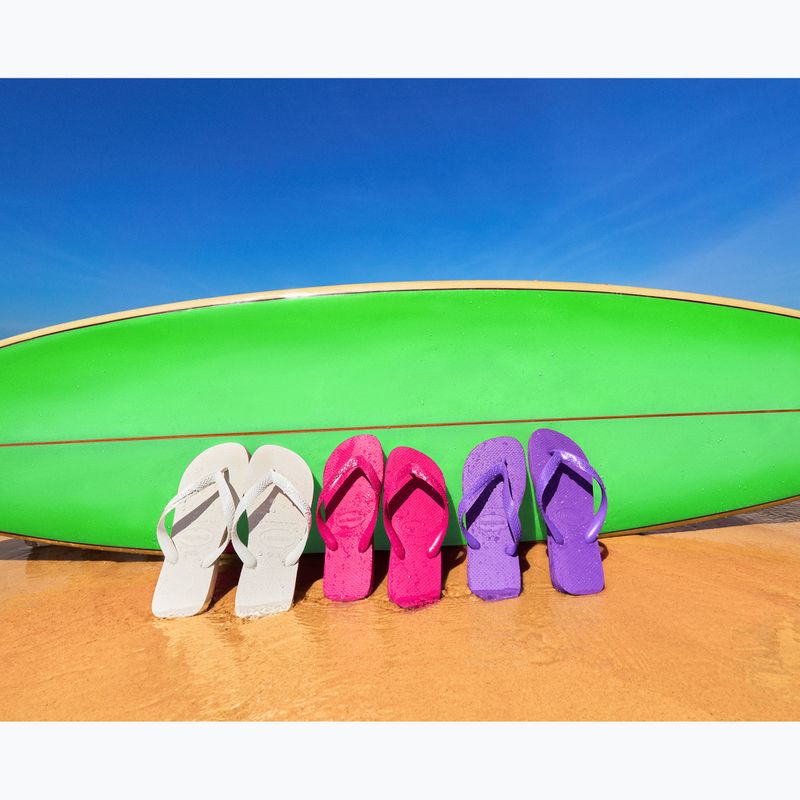 Šlepetės per pirštą Havaianas Top pink flux 8