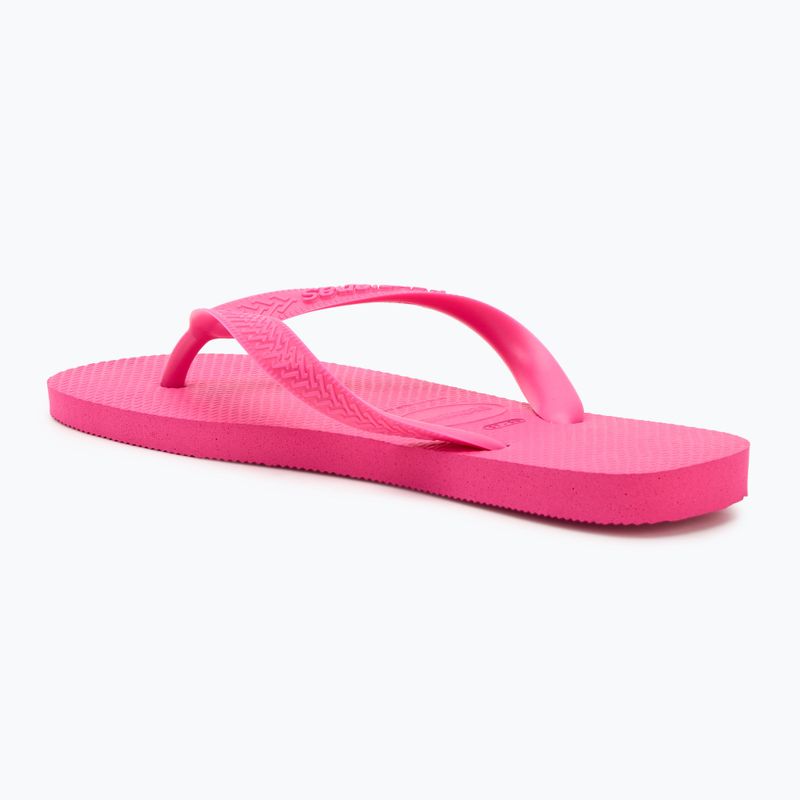 Šlepetės per pirštą Havaianas Top pink flux 3