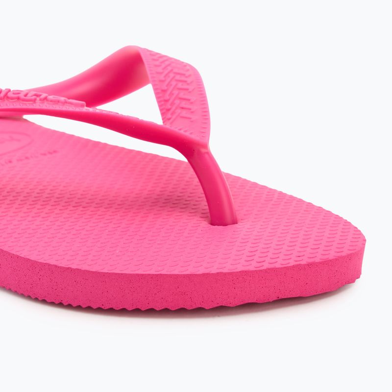 Šlepetės per pirštą Havaianas Top pink flux 7