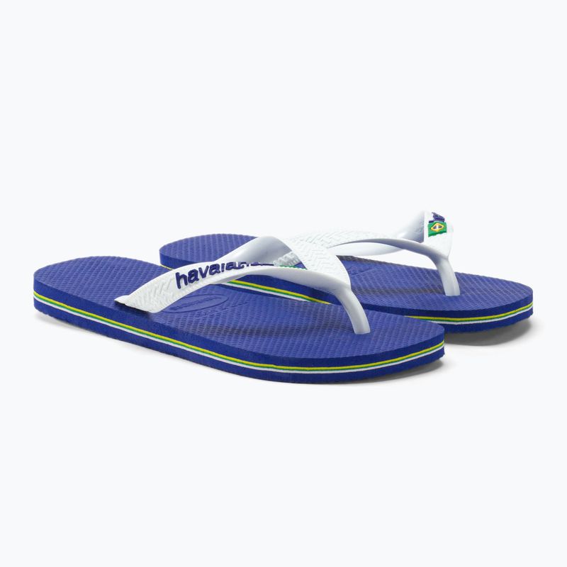 Havaianas Brasil Logo mėlynos šlepetės H4110850 4