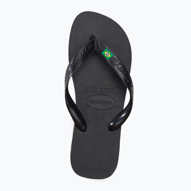 Havaianas Brasil šlepetės juoda H4000032 6