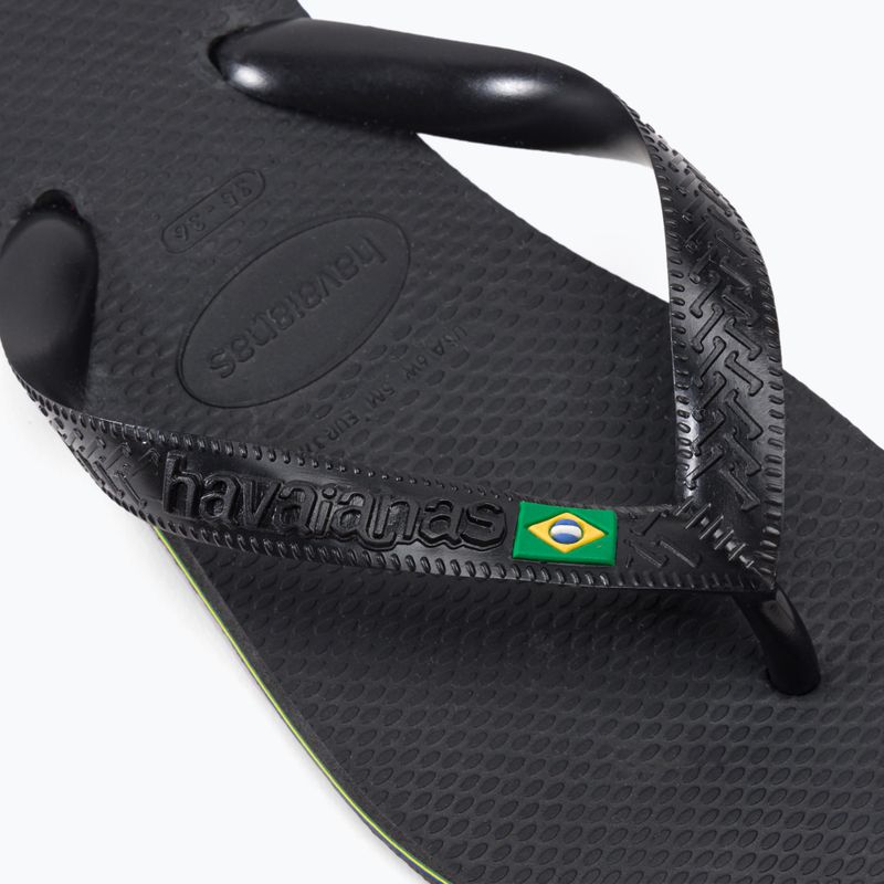 Havaianas Brasil šlepetės juoda H4000032 7
