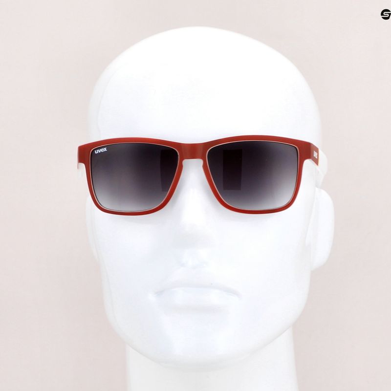 UVEX akiniai nuo saulės Lgl 39 red mat white/litemirror silver degrade S5320123816 7