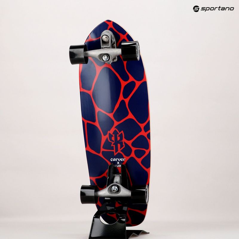 Surfskate riedlentė Carver C7 Raw 31" Kai Lava 2022 Complete red-purple C1013011142 18