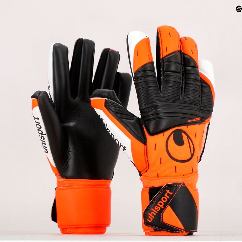 Uhlsport Super Resist+ Hn vartininko pirštinės oranžinė ir balta 101127301 9