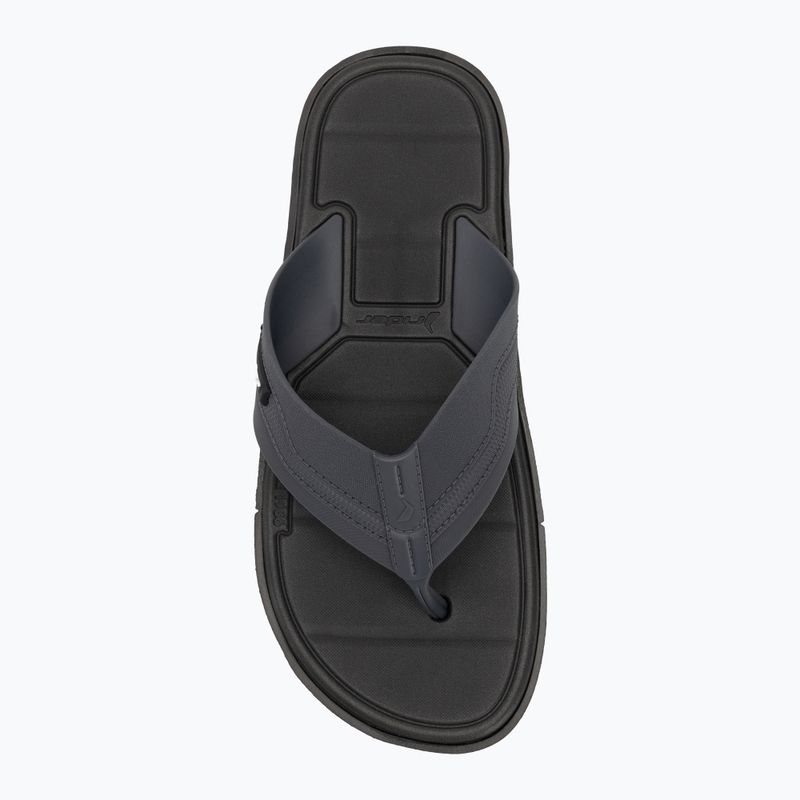 Vyriškos šlepetės per pirštą RIDER Spin Thong Ad black/grey/black 5