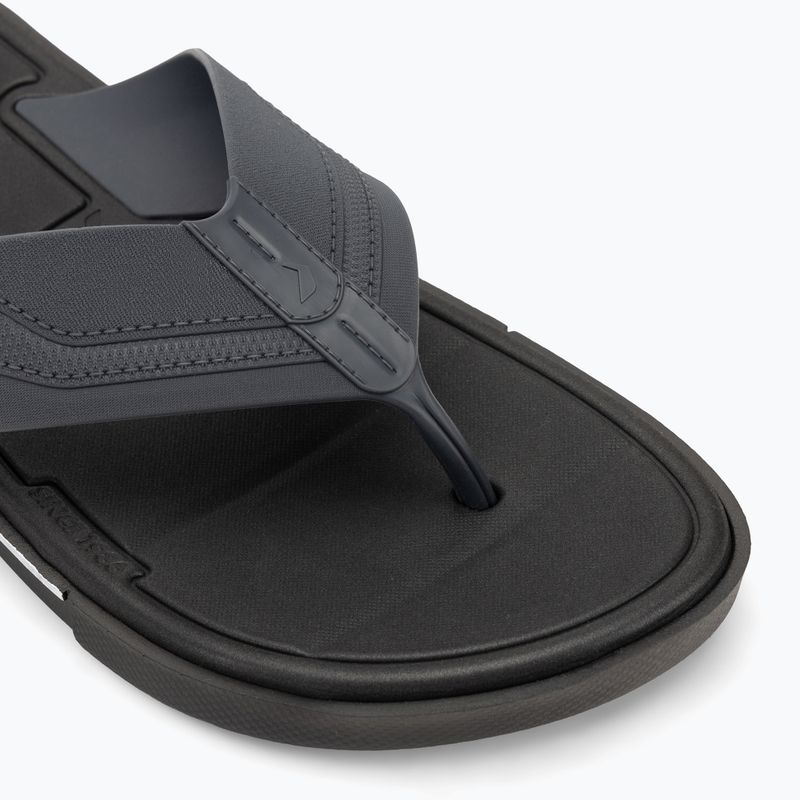 Vyriškos šlepetės per pirštą RIDER Spin Thong Ad black/grey/black 7