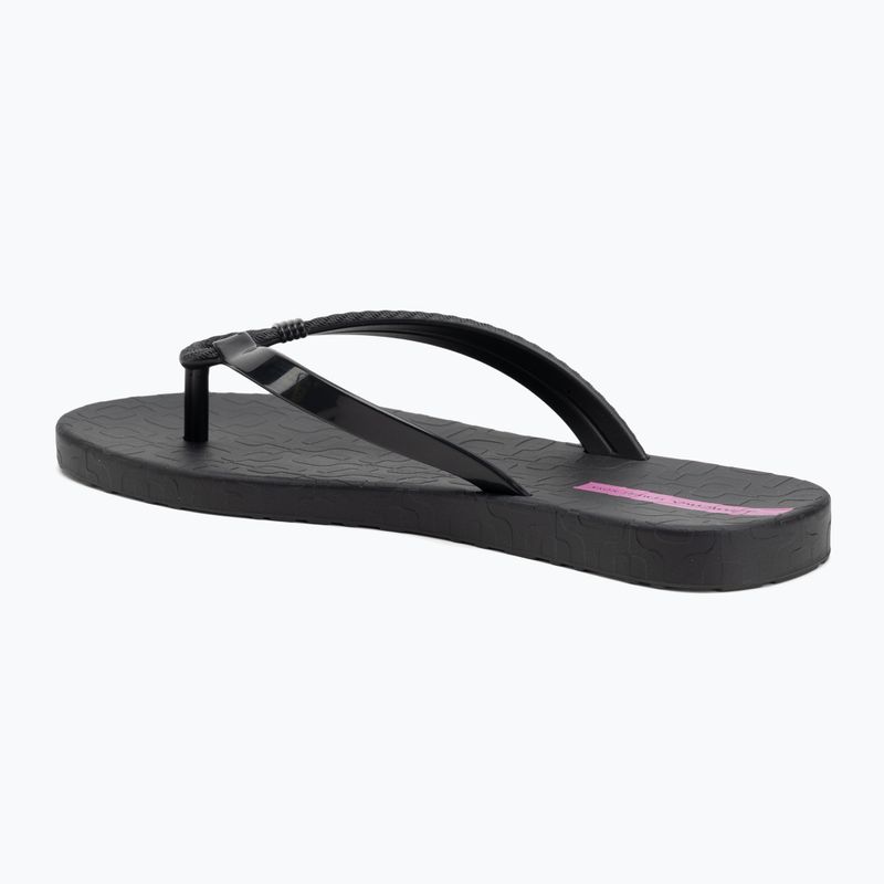 Moteriškos šlepetės per pirštą Ipanema Diversa black/lilac 3