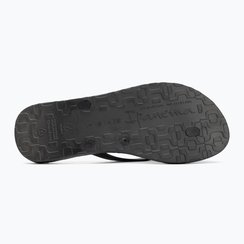 Moteriškos šlepetės per pirštą Ipanema Diversa black/lilac 4